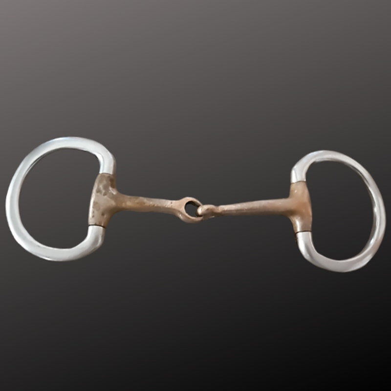Eggbutt Copper Mouth English Bit Used