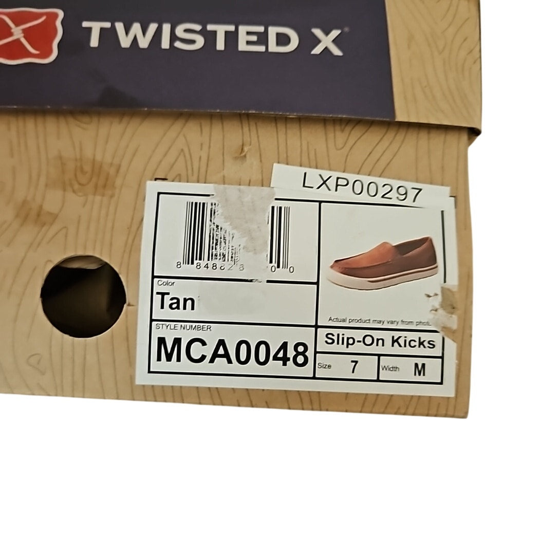 Twisted X Men's Slip-On Kicks- Men size 7M  MCA0048