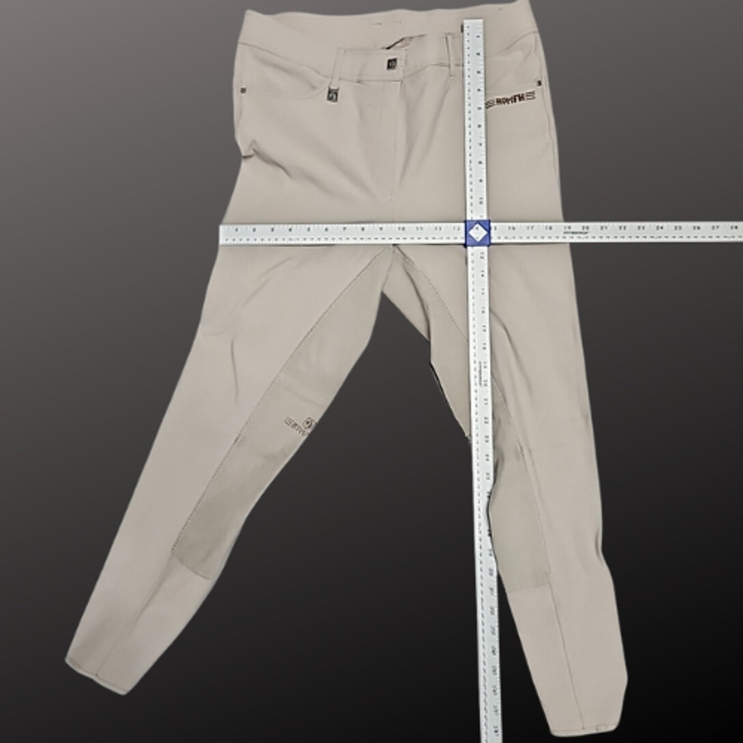 Romfh Full Seat Tan English Breeches Size 34L Pre-Loved