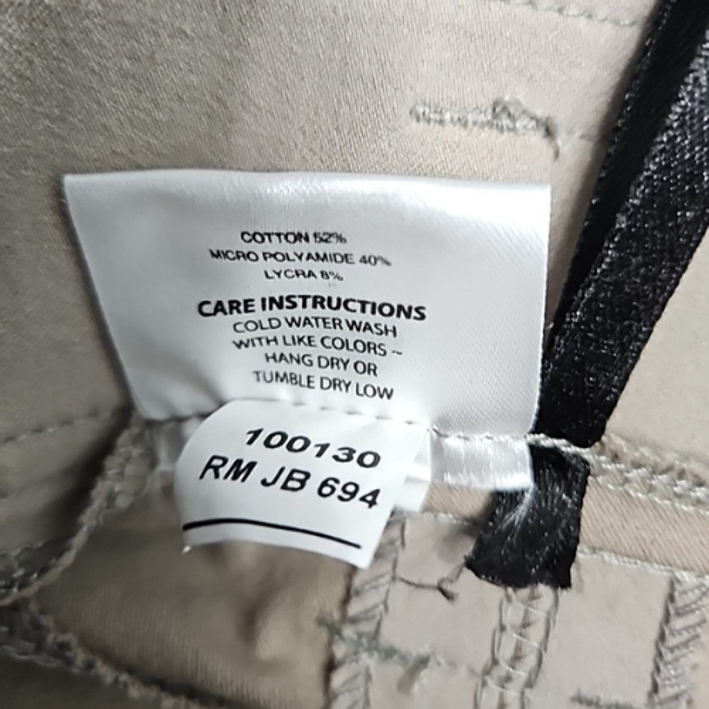Romfh Full Seat Tan English Breeches Size 34L Pre-Loved