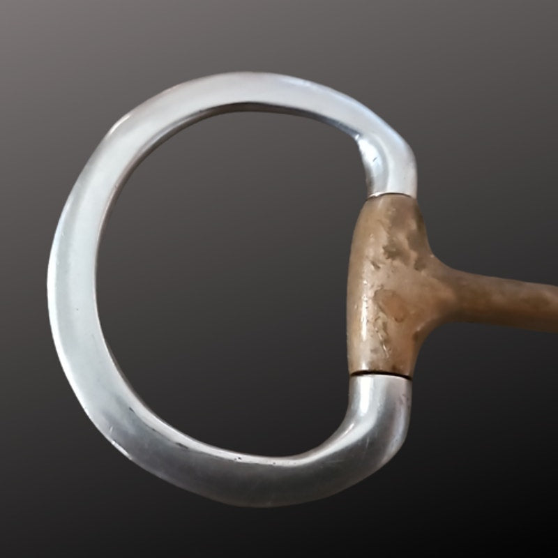 Eggbutt Copper Mouth English Bit Used