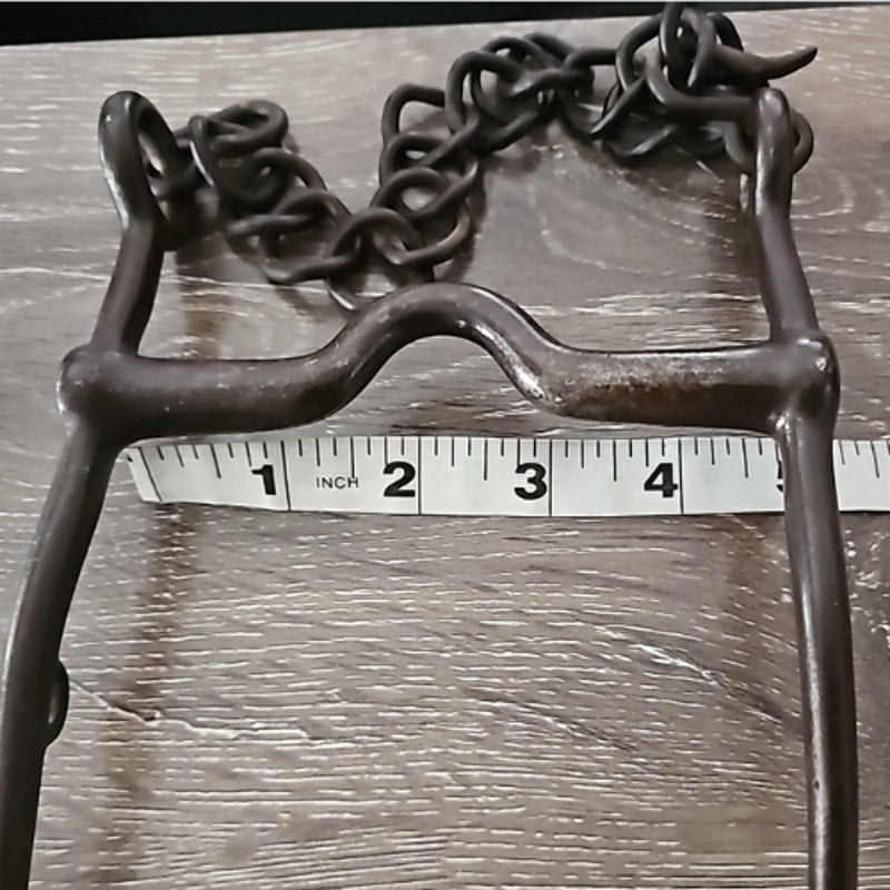 Antique US Military Horse Bit Marked BTC US 3 World War I