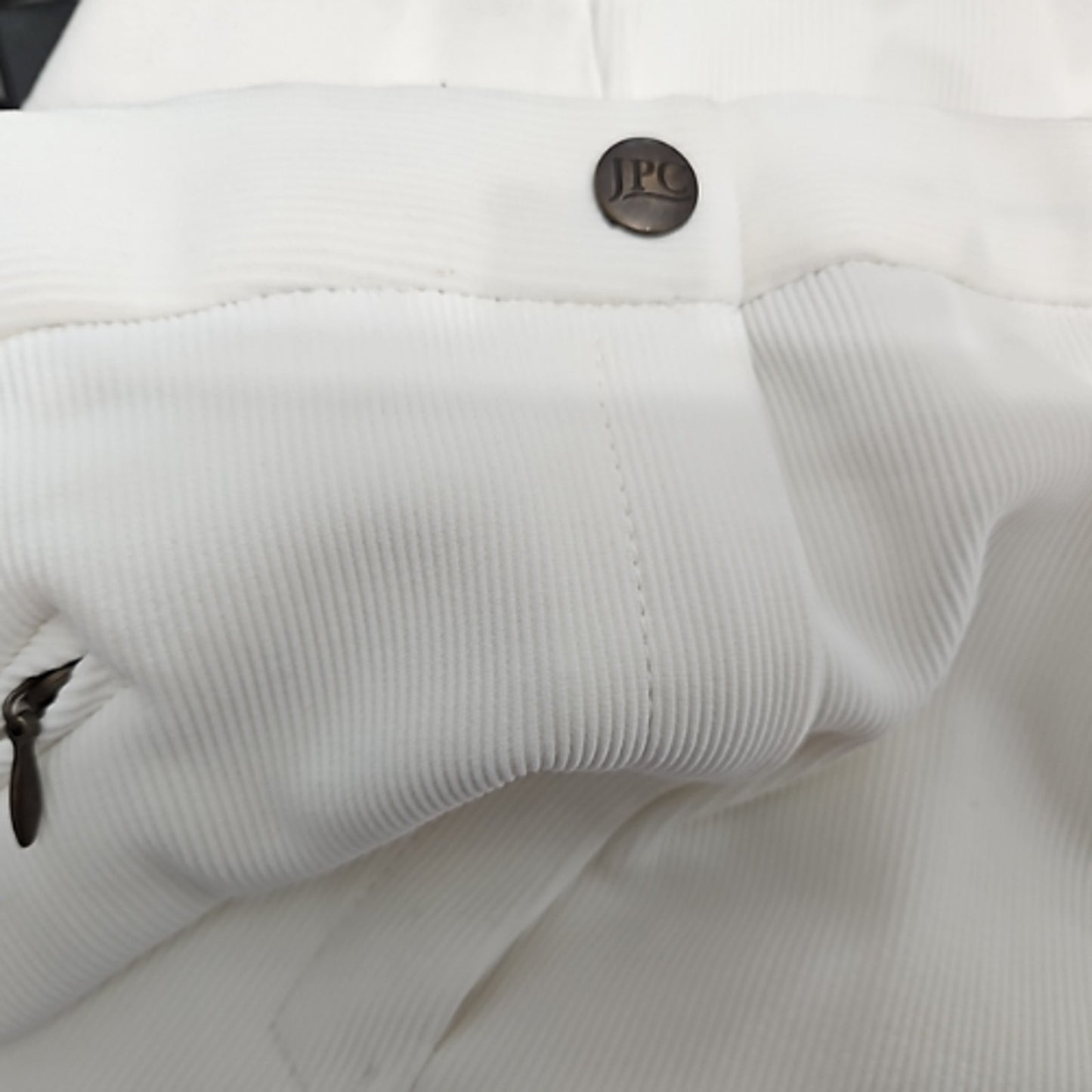 Tuffrider White Ribb Full Seat Ladies English Breeches 10051 Size 34R NWT