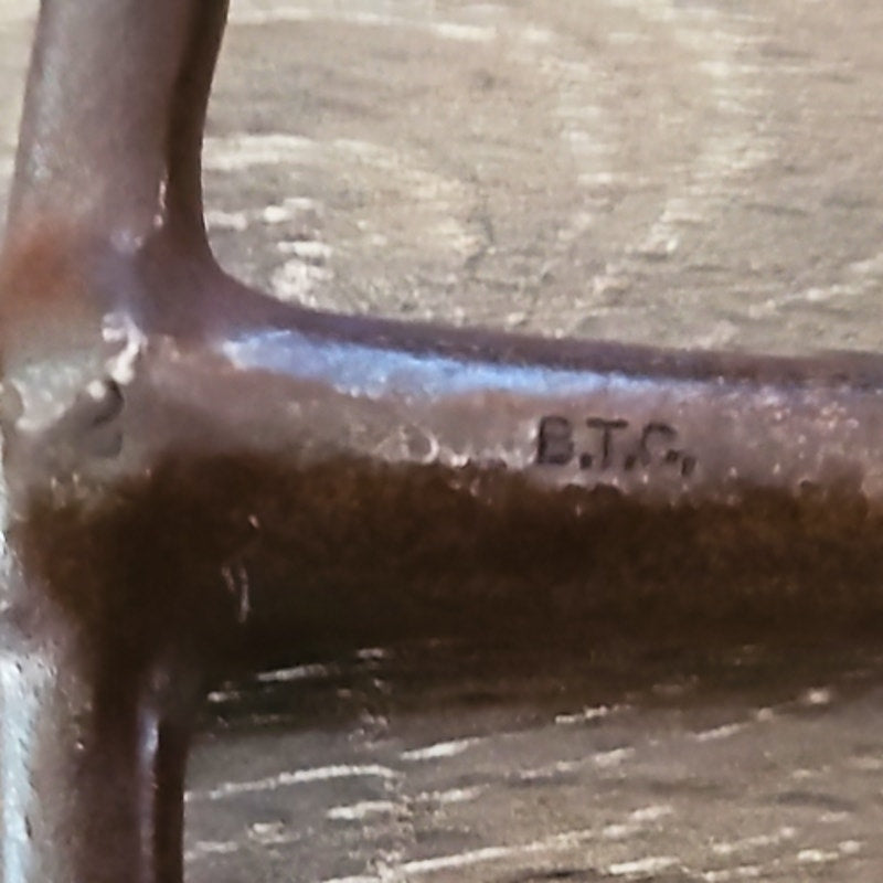 Antique US Military Horse Bit Marked BTC US 3 World War I