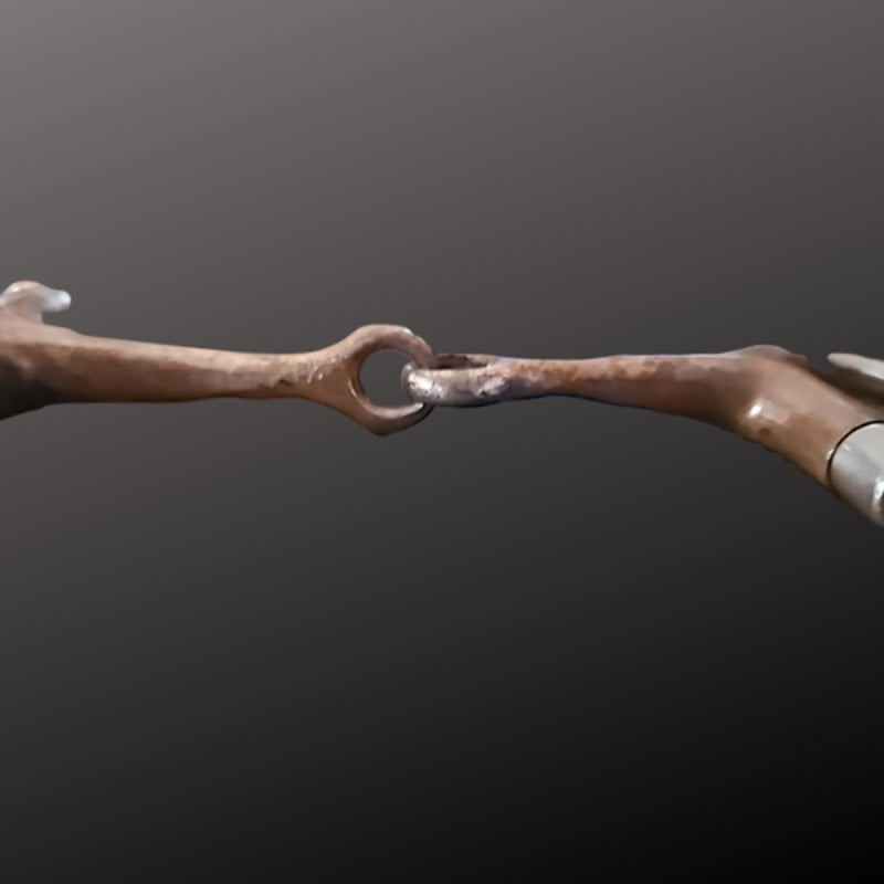 Used Copper Mouth Stainless D Ring Snaffle