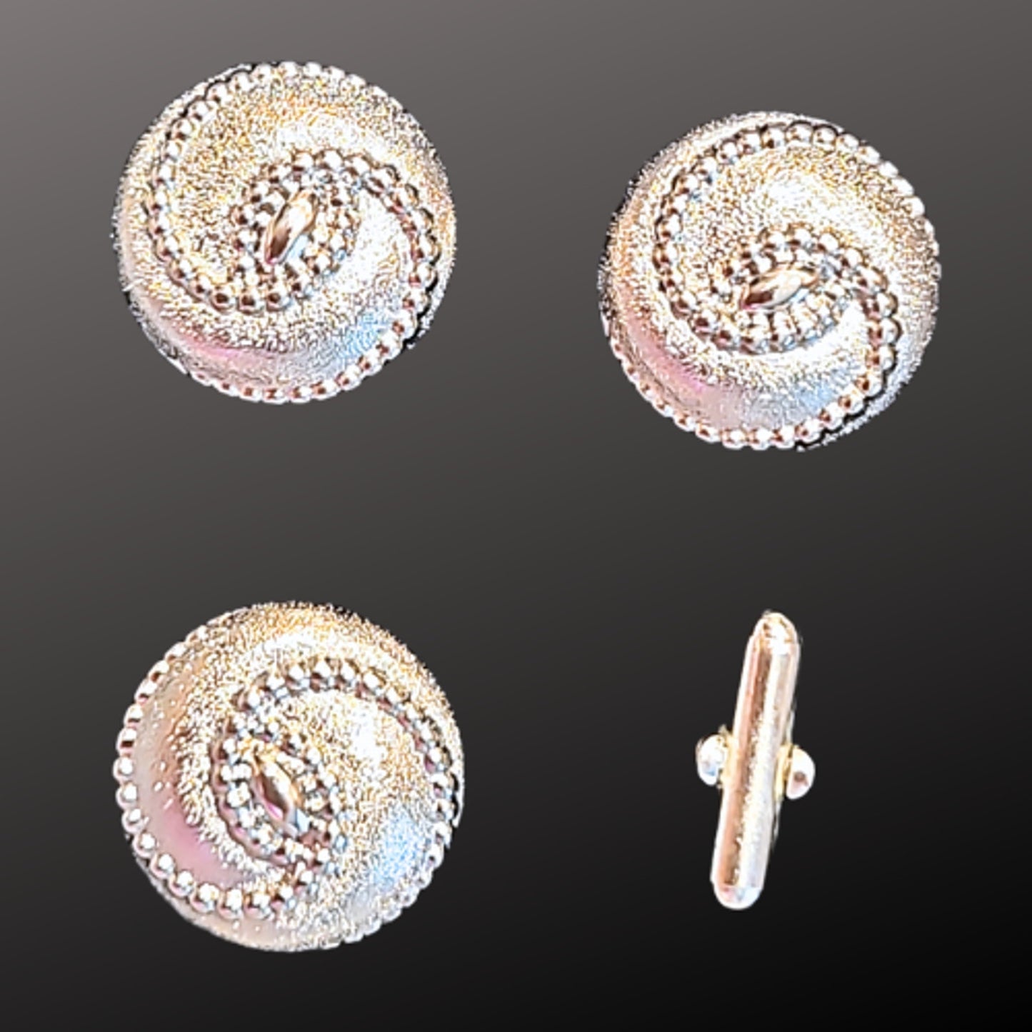 Blanket Pin Number Holder Horse Show Number Set Silver Swirl