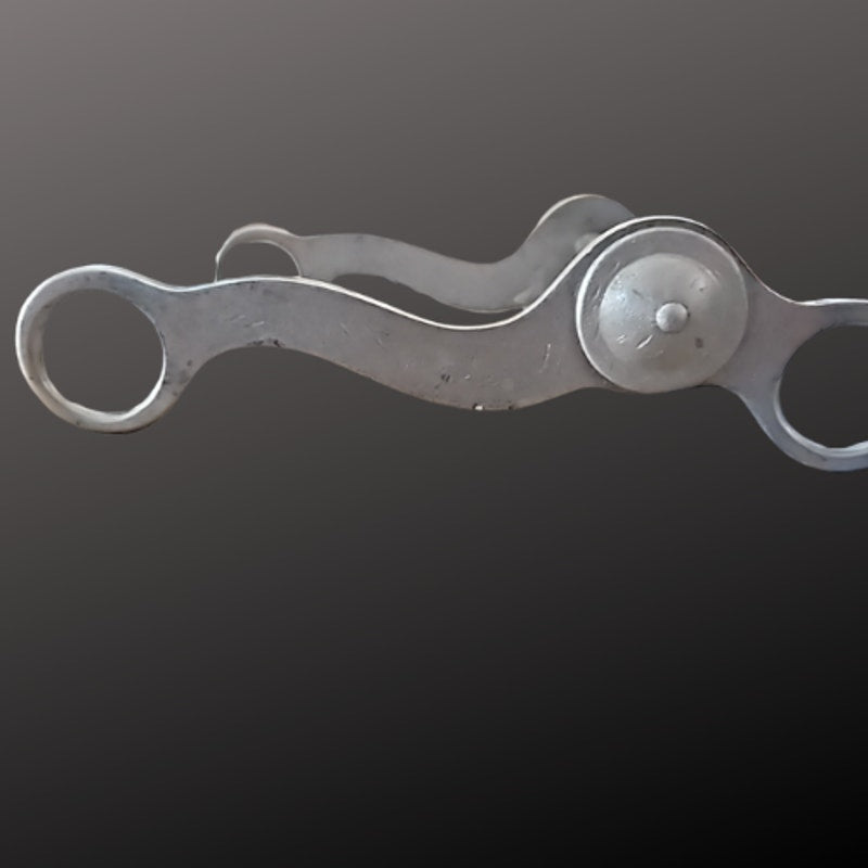 Crockett Aluminum Shanked Curb Bit Vintage