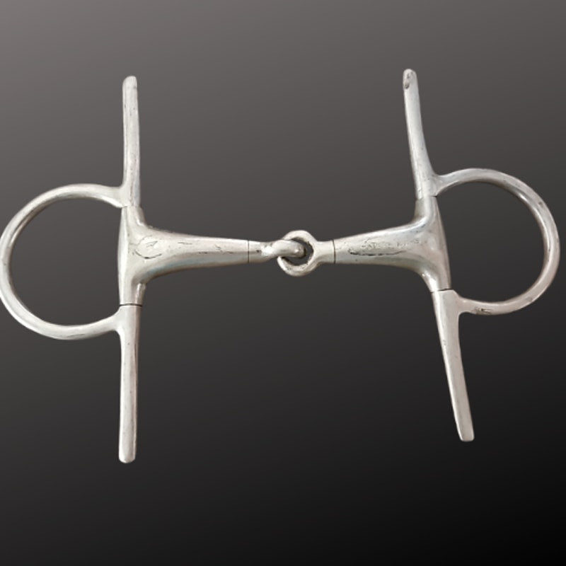 Stainless Full Cheek English Snaffle Bit 5" mouth