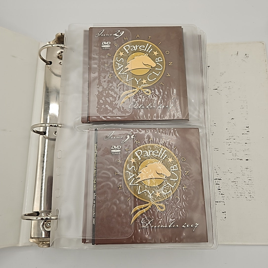 Parelli Savvy Club DVD Collection Issues 1 through 30 In Binder