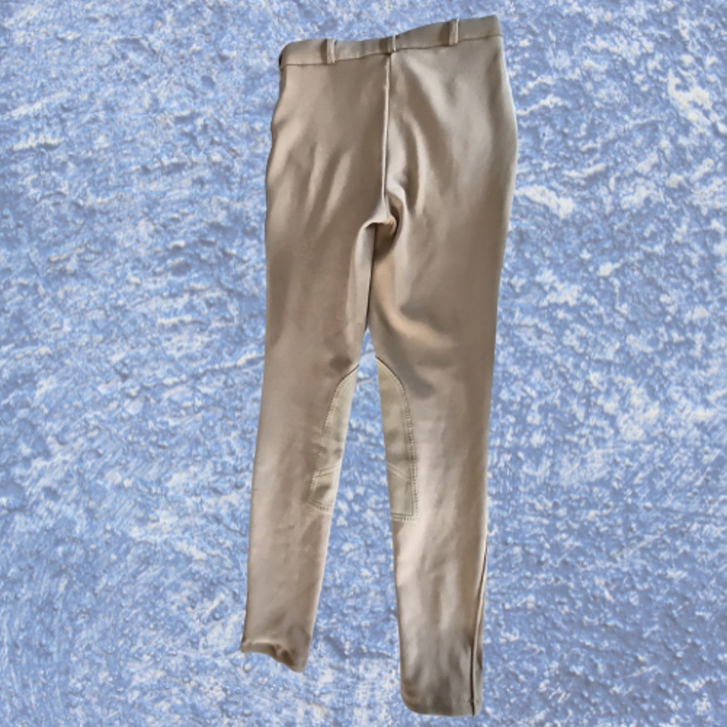 Ovation Tan Knee Patch Breeches Size 28R Pre-Owned