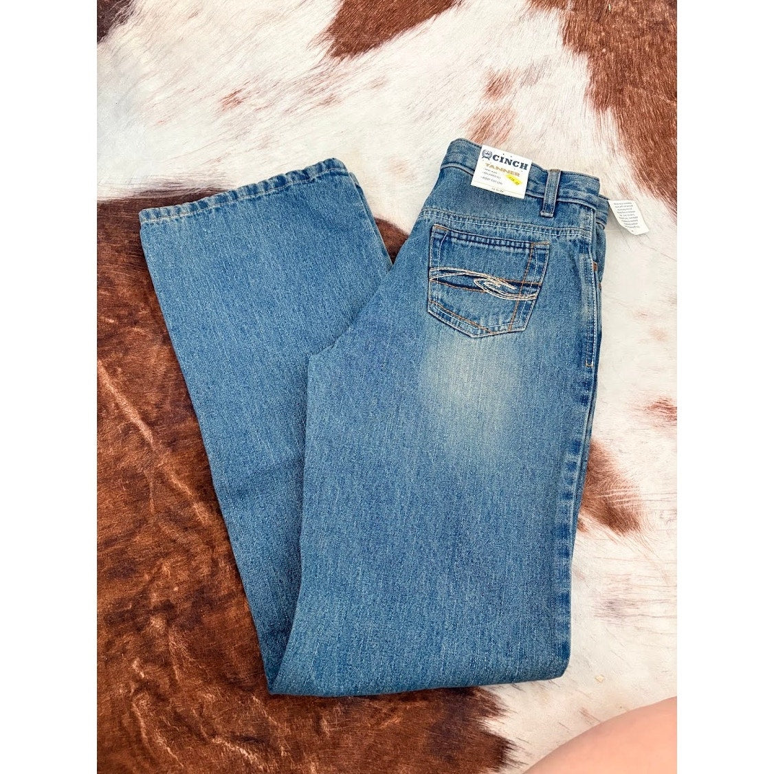 Cinch Boys' Tanner Slim Bootcut Fit Jeans Size 18S (Slim)
