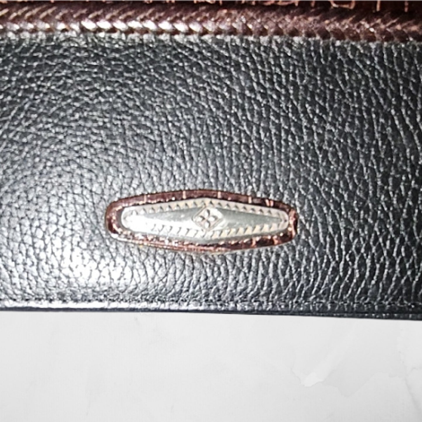 Brighton Gina Organizer Crossbody Clutch Black Brown