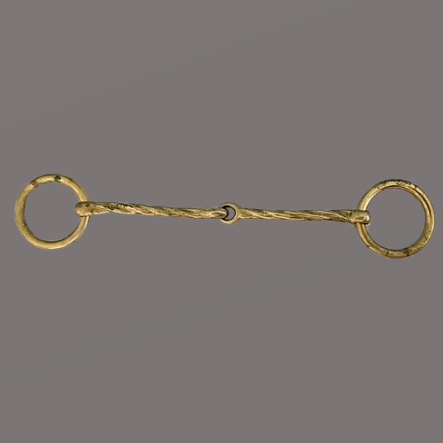 English Bradoon Bit Never Rust Twisted Mouth 5"