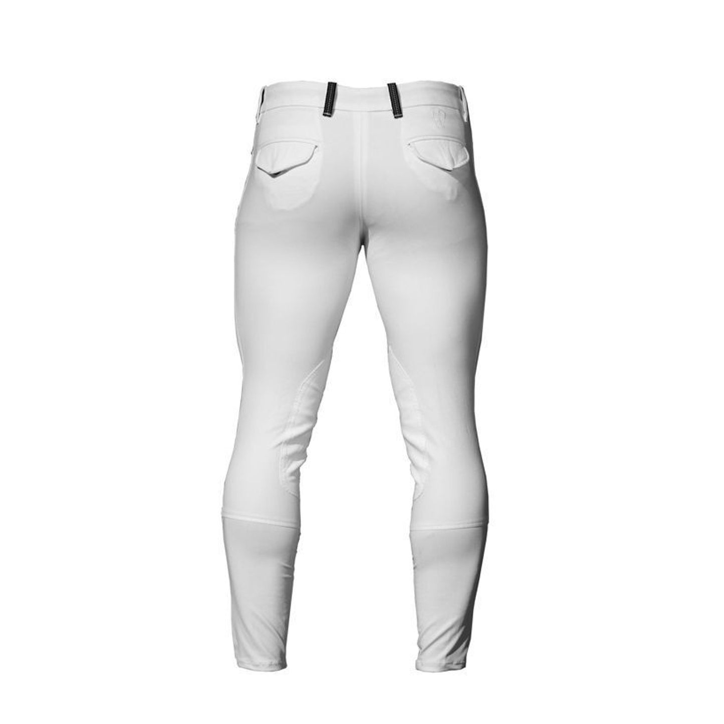 Alessandro Albanese Mens Platinum Taranto Knee Patch Breeches White 42 Regular