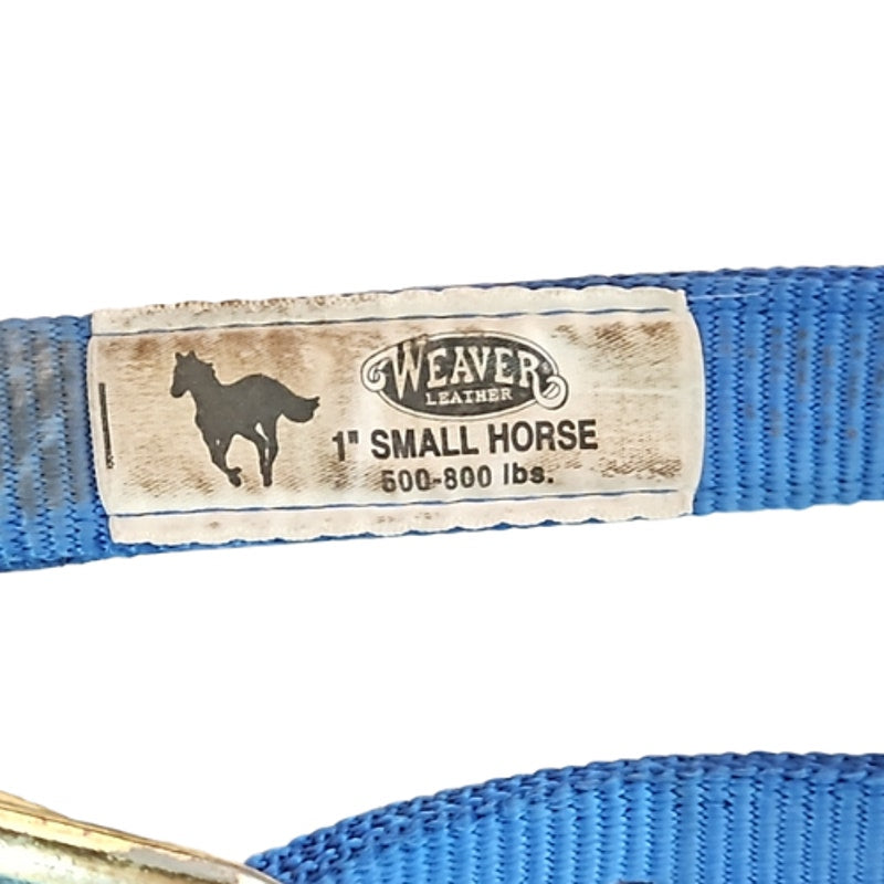 Weaver Large Pony Small Horse Blue Nylon Halter
