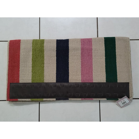 Casa Zia New Zealand Wool Saddle Blanket NEW Red Olive Navy Pink Hunter 32x32