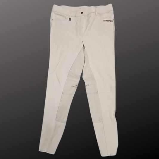 Romfh Full Seat Tan English Breeches Size 34L Pre-Loved