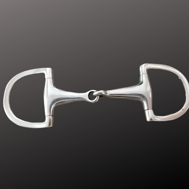 Lemetex Stainless D Ring Snaffle 4 3/4" mouth