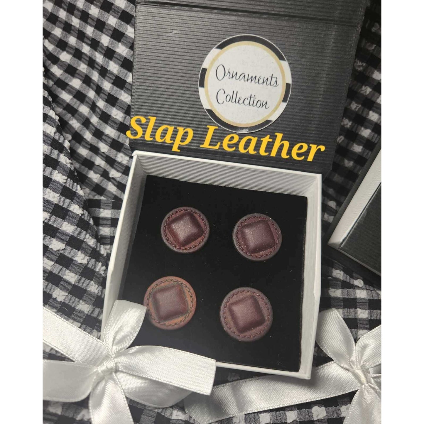 Blanket Link Horse Show Number Pins Slap Leather Set of 4 NEW Ranch Horse