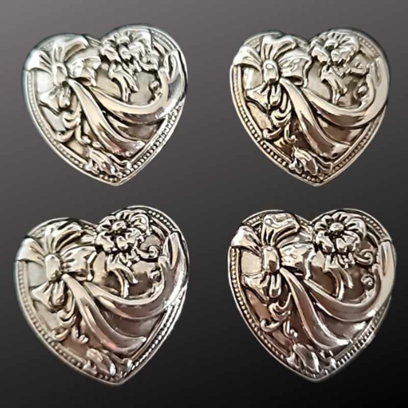 Magnetic Horse Show Number Pins Heartstring Concho Set of 4 NEW