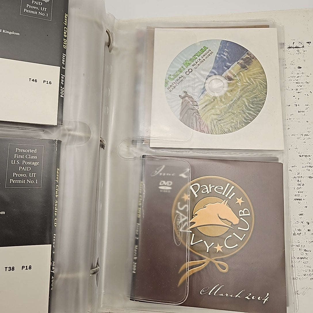 Parelli Savvy Club DVD Collection Issues 1 through 30 In Binder