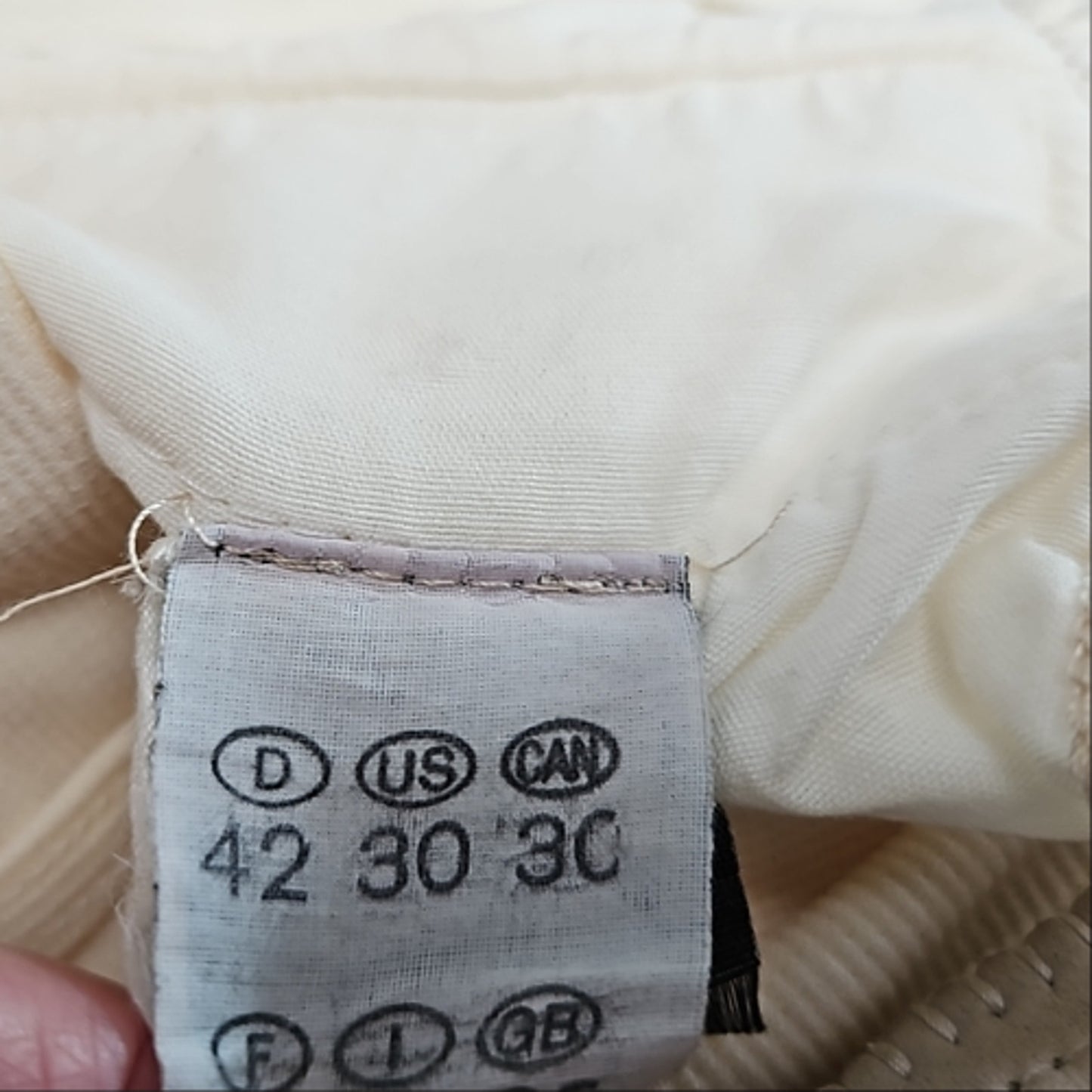 Pikeur Full Seat White English Riding Show Breeches Size 30