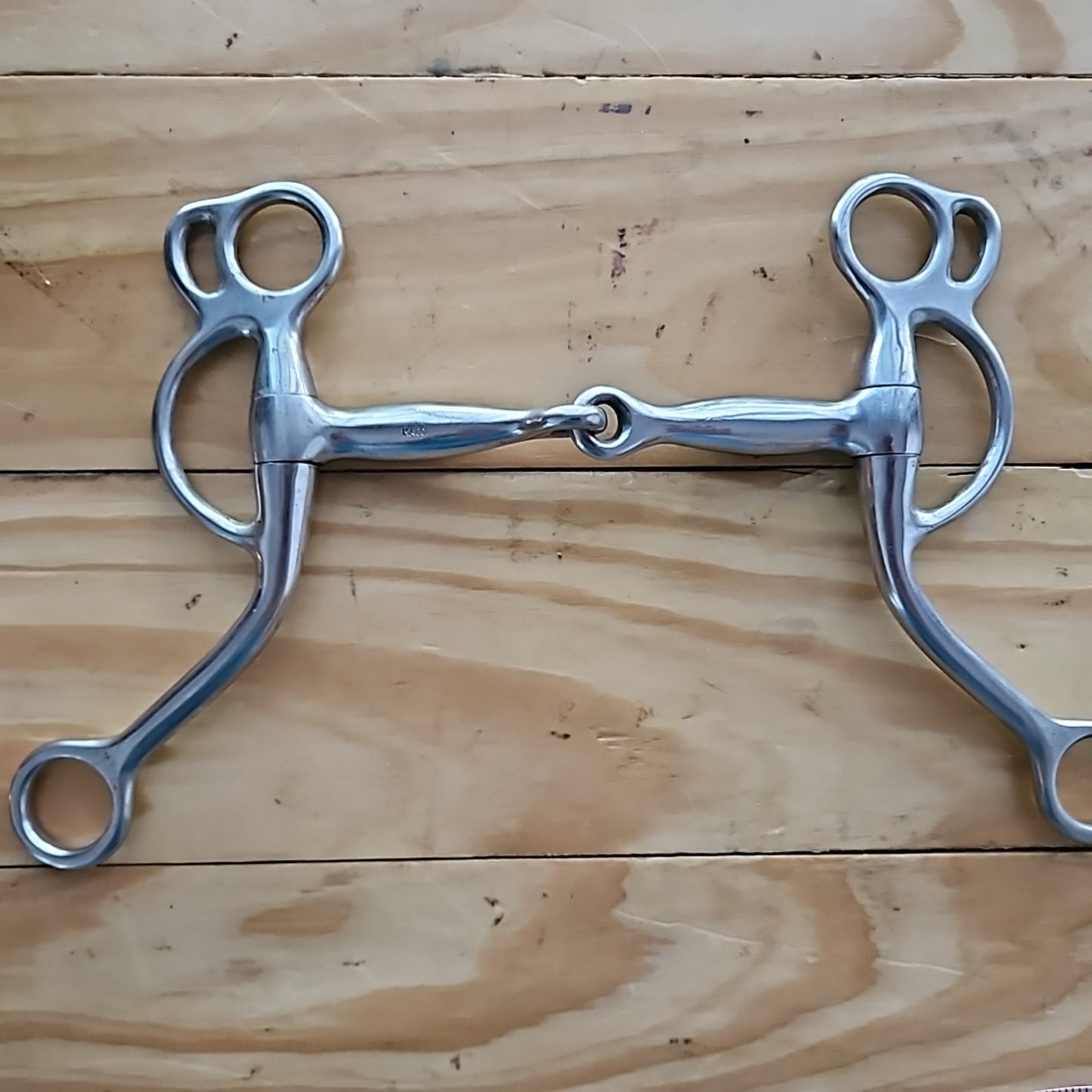 Training Bit 4 Rein 5" Mouth Stainless Steel Broken Mouth Bit Pre-Owned by Madco