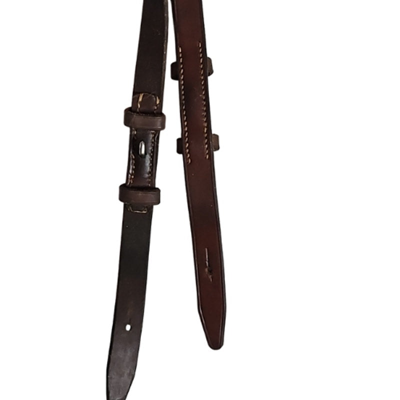 English Laced Reins 52" x 5/8" Havanna