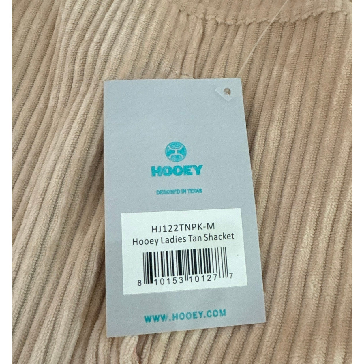 Hooey Ladies Tan Shacket New Button Down Medium New