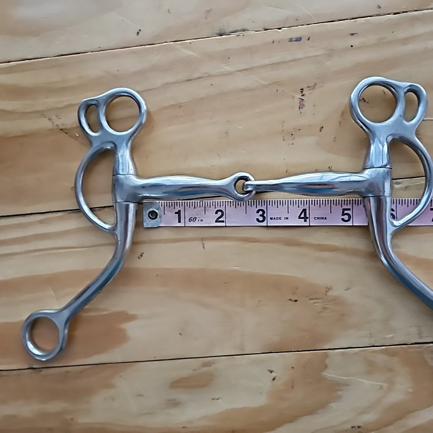 Training Bit 4 Rein 5" Mouth Stainless Steel Broken Mouth Bit Pre-Owned by Madco