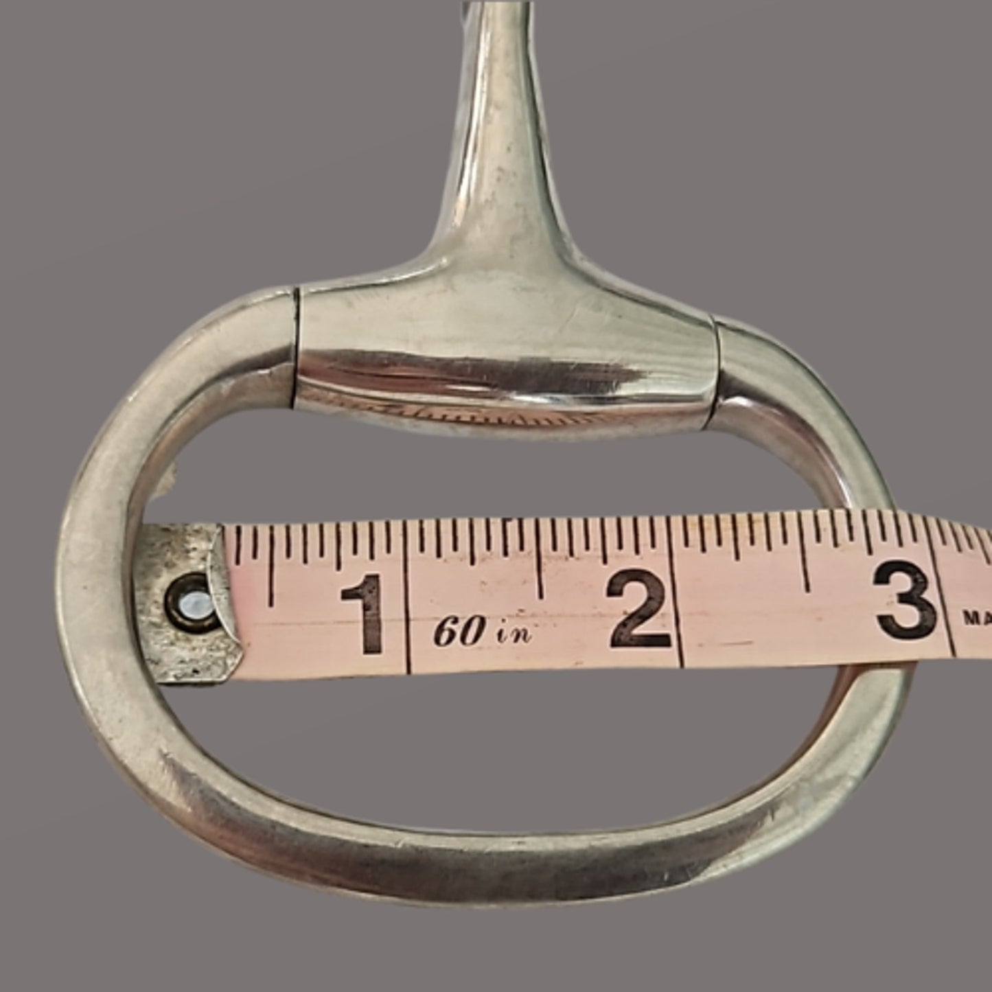 English Eggbutt Dog Bone French Link Snaffle 5" Mouth Stainless Steel