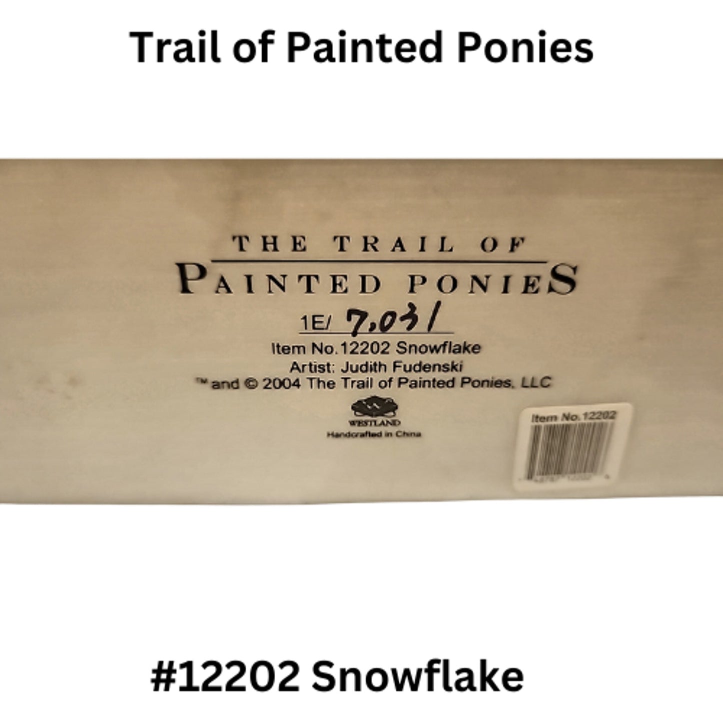 Trail of Painted Ponies Snowflake #12202 With Original Box Pre-Loved