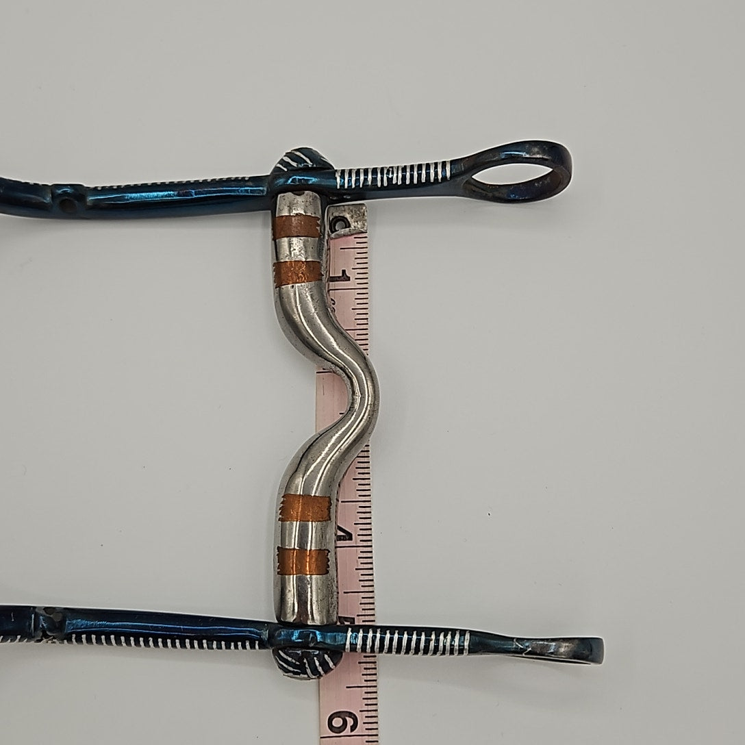 Hand Forged Western Horse Bit Low Port Rein Chains