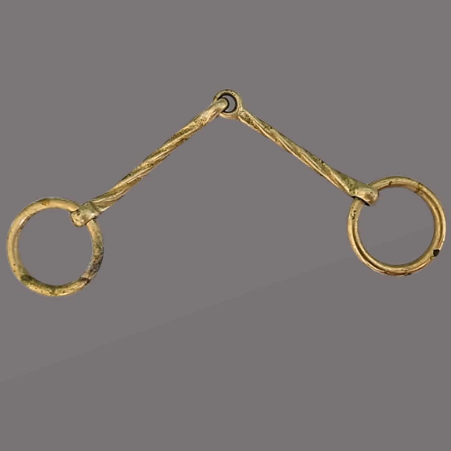 English Bradoon Bit Never Rust Twisted Mouth 5"