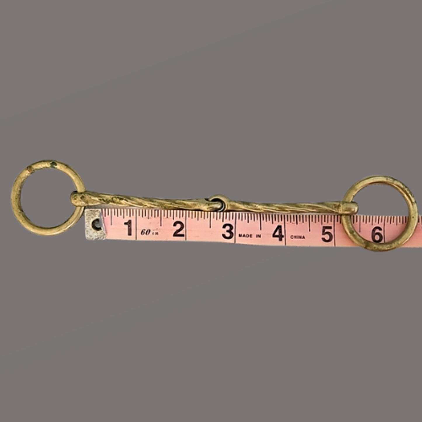 English Bradoon Bit Never Rust Twisted Mouth 5"