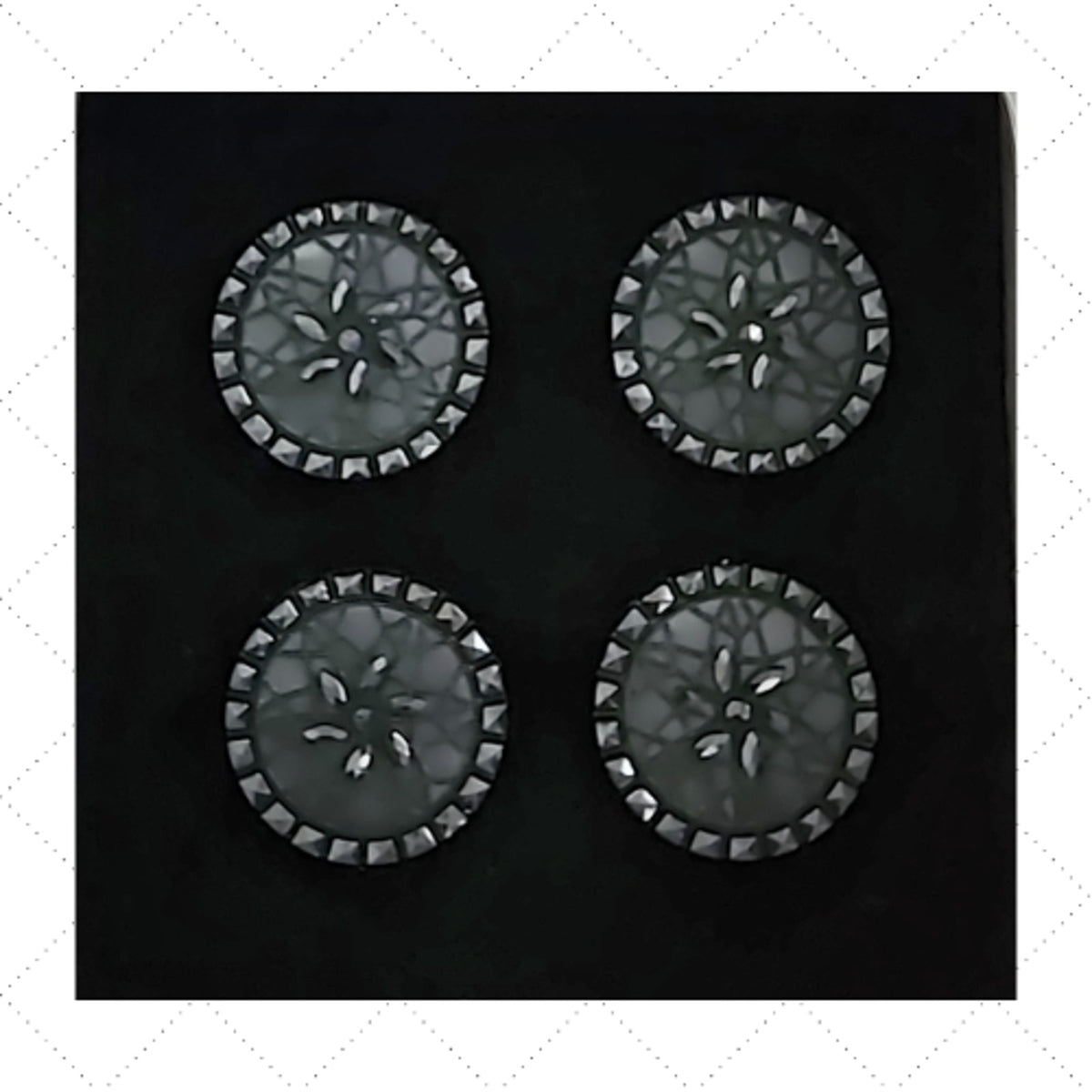 Magnetic Horse Show Number Pins Uptown Class Black Set of 4 NEW