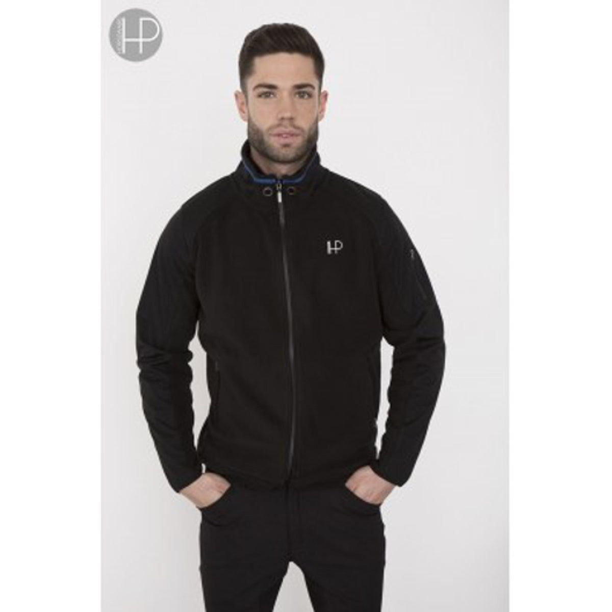 Pessoa Ace Fleece Jacket Horseware Mens Black Size XS