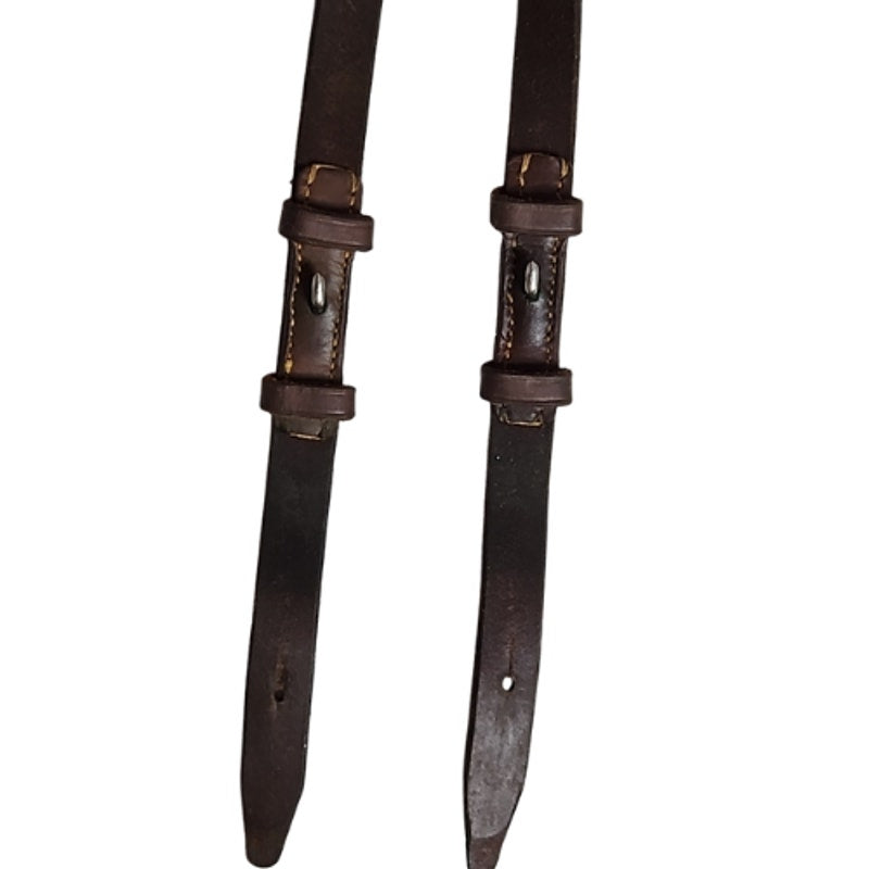 English Laced Reins 52" x 5/8" Havanna