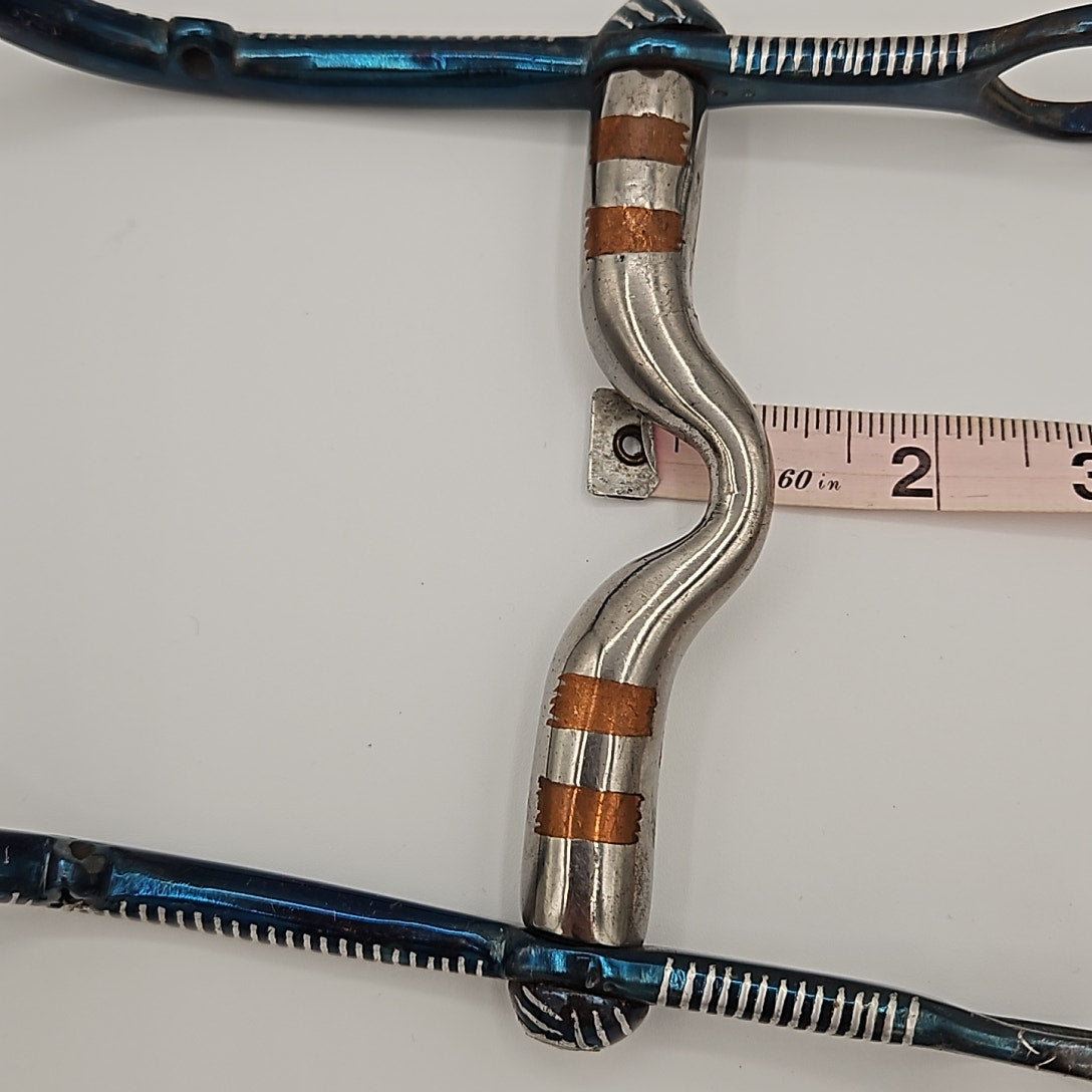 Hand Forged Western Horse Bit Low Port Rein Chains