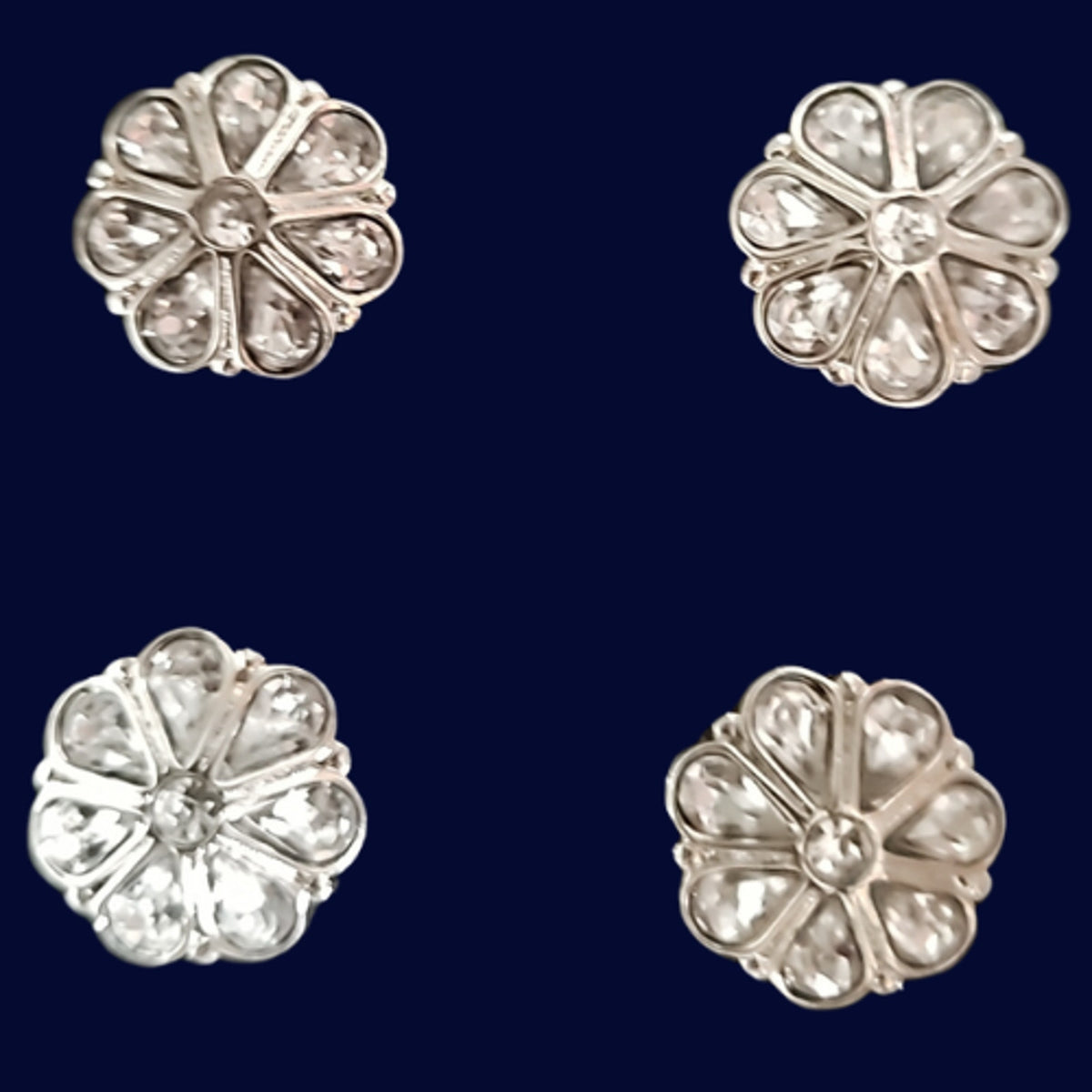 Magnetic Horse Show Number Pins Ice Castles Concho Set of 4 NEW