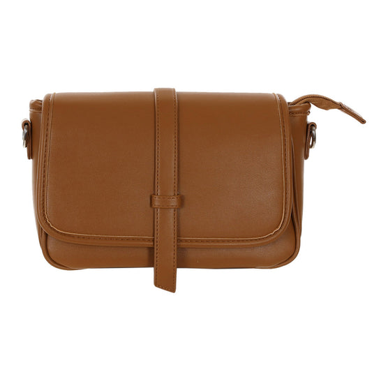Multi Pocket Shoulder Bag Brown NEW