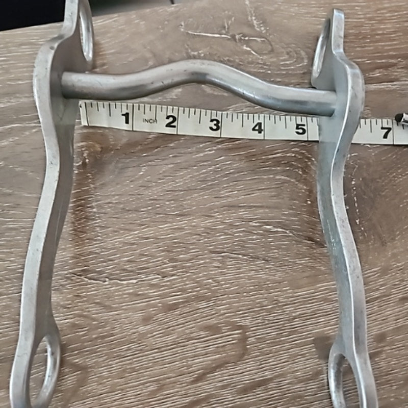 Crockett Aluminum Shanked Curb Bit Vintage