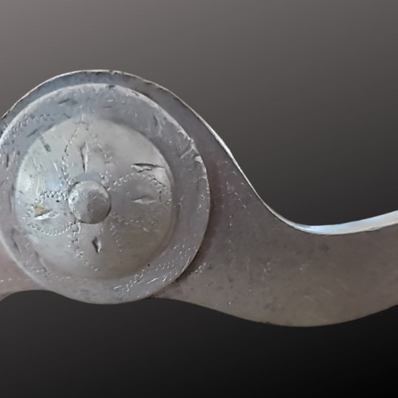 Crockett Aluminum Shanked Curb Bit Vintage